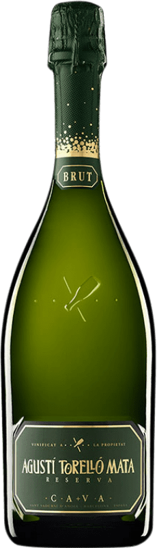 14,95 € | White Sparkling Wine Agustí Torelló Brut Reserve — Aged D.O. Cava Catalonia Spain Macabeo, Xarel·lo, Parellada 75 cl