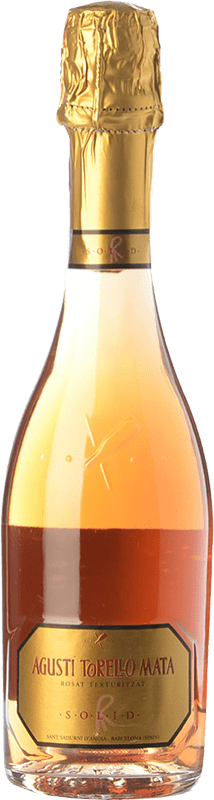 15,95 € 免费送货 | 玫瑰气泡酒 Agustí Torelló Solid Rosat 年轻的 D.O. Cava 半瓶 37 cl