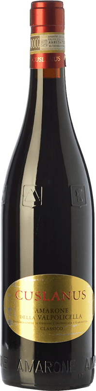 37,95 € | Красное вино Albino Armani Cuslanus D.O.C.G. Amarone della Valpolicella Венето Италия Corvina — Корвина, Rondinella — Рондинелла, Molinara — Молинара 75 cl