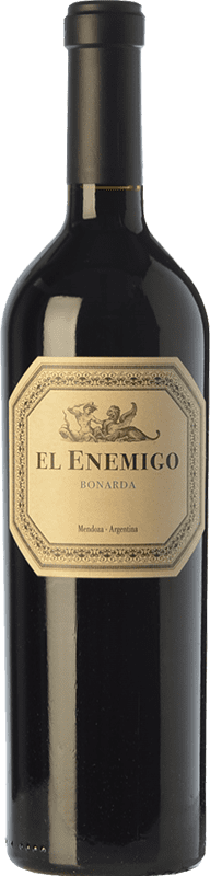 Free Shipping | Red wine Aleanna El Enemigo Bonarda I.G. Mendoza Mendoza Argentina Bonarda 75 cl