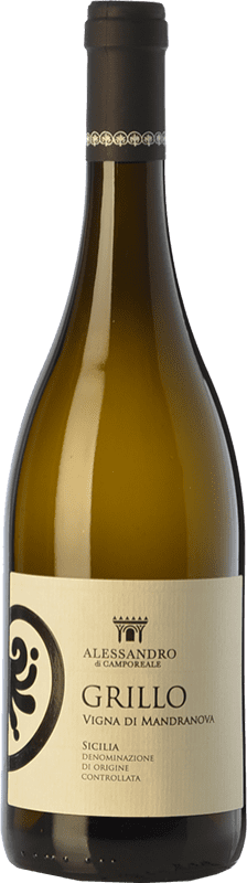 16,95 € | Белое вино Alessandro di Camporeale V. Mandranova I.G.T. Terre Siciliane Сицилия Италия Grillo 75 cl