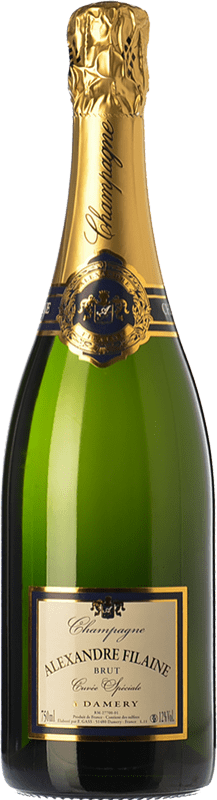 送料無料 | 白スパークリングワイン Alexandre Filaine Cuvée Spéciale 若い A.O.C. Champagne シャンパン フランス Pinot Black, Chardonnay, Pinot Meunier 75 cl