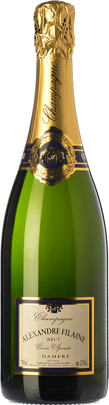 44,95 € Бесплатная доставка | Белое игристое вино Alexandre Filaine Cuvée Spéciale Молодой A.O.C. Champagne