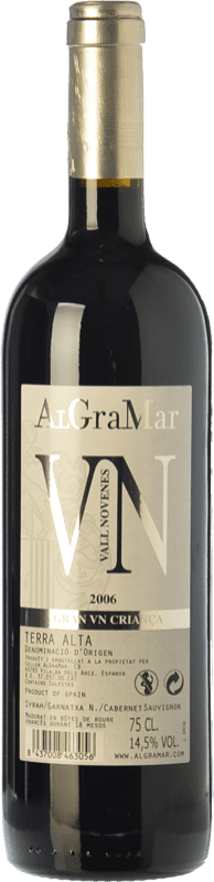 18,95 € | Red wine Algramar Vall Novenes Gran VN Criança Aged D.O. Terra Alta Catalonia Spain Syrah, Grenache, Cabernet Sauvignon 75 cl