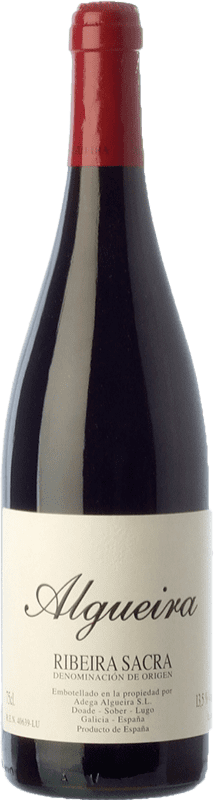 26,95 € Free Shipping | Red wine Algueira Carravel Crianza D.O. Ribeira Sacra Galicia Spain Mencía Bottle 75 cl