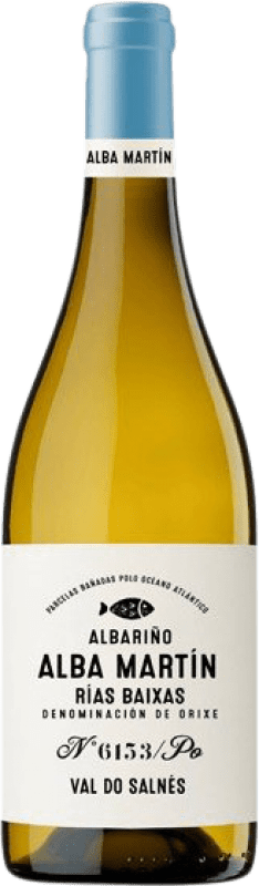 11,95 € | 白酒 Alma Atlántica Alba Martín D.O. Rías Baixas 加利西亚 西班牙 Albariño 75 cl
