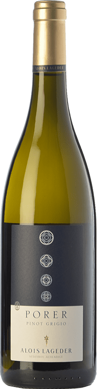 19,95 € | White wine Lageder Pinot Grigio Porer D.O.C. Alto Adige Trentino-Alto Adige Italy Pinot Grey Organic 75 cl