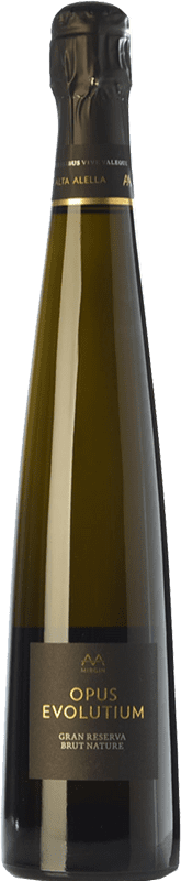 Envio grátis | Espumante branco Alta Alella AA Mirgin Opus Evolutium Grande Reserva D.O. Alella Catalunha Espanha Pinot Preto, Chardonnay 75 cl