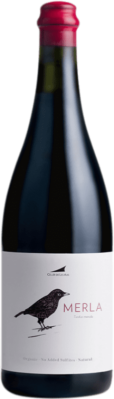 18,95 € | Red wine Alta Alella AA Merla Natural Joven D.O. Alella Catalonia Spain Monastrell Bottle 75 cl