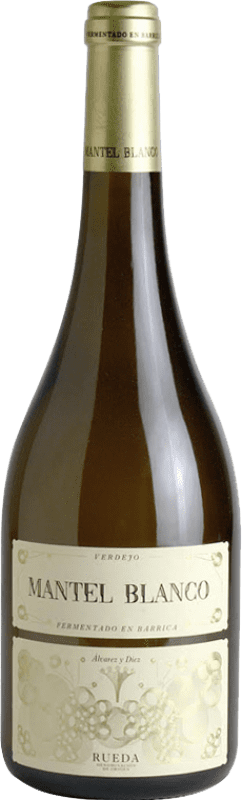 Spedizione Gratuita | Vino Bianco Álvarez y Díez Mantel Fermentato in Botte D.O. Rueda Castilla y León Spagna Verdejo 75 cl