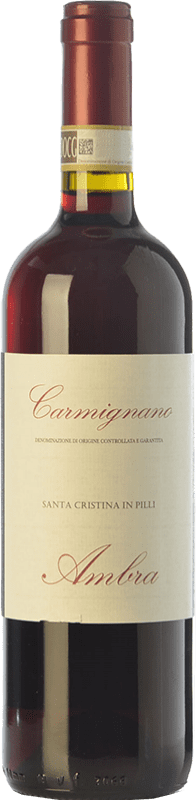 13,95 € | Red wine Ambra Santa Cristina in Pilli D.O.C.G. Carmignano Tuscany Italy Cabernet Sauvignon, Sangiovese, Canaiolo 75 cl