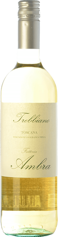 Бесплатная доставка | Белое вино Ambra I.G.T. Toscana Тоскана Италия Trebbiano — Треббиано 75 cl