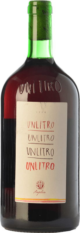 15,95 € Free Shipping | Red wine Ampeleia Unlitro I.G.T. Costa Toscana Tuscany Italy Grenache, Carignan, Cannonau Missile Bottle 1 L