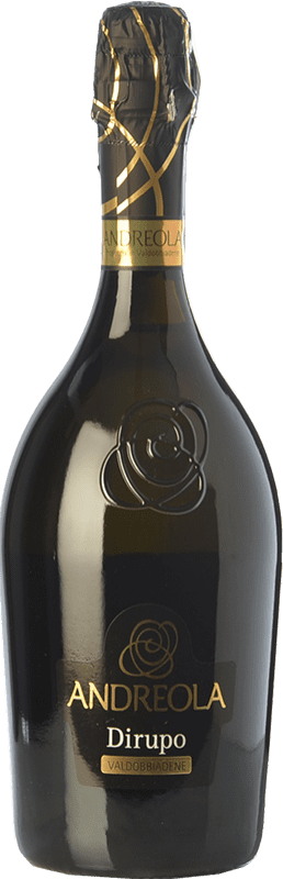 送料無料 | 白のスパークリングワイン Andreola Dirupo Extra Seco — スーパードライ D.O.C.G. Prosecco di Conegliano-Valdobbiadene トレヴィーゾ イタリア Glera — グレラ, Bianchetta — ビアンケッタ, Perera — ペレラ 75 cl