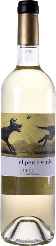 18,95 € 免费送货 | 白葡萄酒 Ángel Lorenzo Cachazo El Perro Verde 年轻的 D.O. Rueda