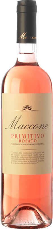 14,95 € | 玫瑰酒 Angiuli Rosato Maccone I.G.T. Puglia 普利亚大区 意大利 Primitivo 75 cl
