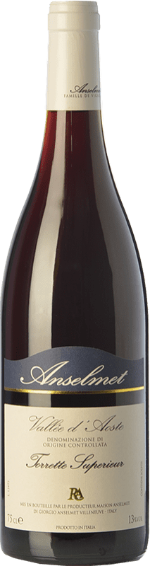 24,95 € | Красное вино Anselmet Torrette Supérieur D.O.C. Valle d'Aosta Валле д'Аоста Италия Cornalin, Fumin, Petit Rouge 75 cl