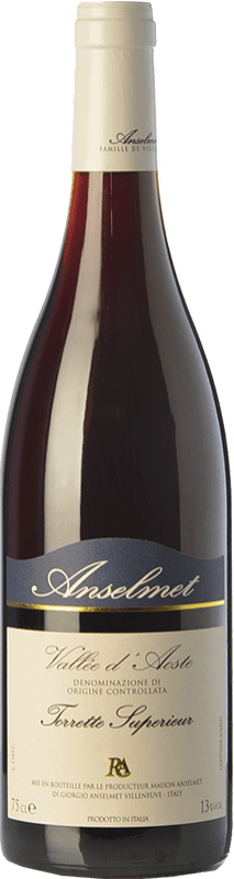 22,95 € Envio grátis | Vinho Tinto Anselmet Torrette Superior D.O.C. Valle d'Aosta