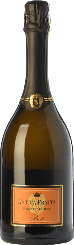 Бесплатная доставка | Белое игристое Fratta брют D.O.C.G. Franciacorta Ломбардии Италия Pinot Black, Chardonnay 75 cl