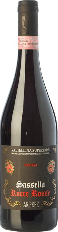 114,95 € | Red wine Ar.Pe.Pe. Sassella Riserva Rocce Rosse Reserve D.O.C.G. Valtellina Superiore Lombardia Italy Nebbiolo 75 cl