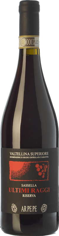 69,95 € | Red wine Ar.Pe.Pe. Sassella Riserva Ultimi Raggi Reserva 2009 D.O.C.G. Valtellina Superiore Lombardia Italy Nebbiolo Bottle 75 cl
