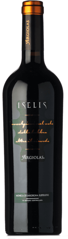 22,95 € | Красное вино Argiolas Iselis Rosso D.O.C. Monica di Sardegna Sardegna Италия Carignan, Bobal, Monica 75 cl