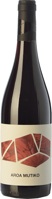 6,95 € Free Shipping | Red wine Aroa Mutiko Joven D.O. Navarra Navarre Spain Tempranillo, Merlot Bottle 75 cl