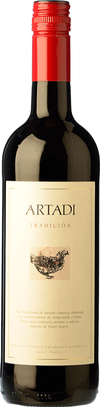 Бесплатная доставка | Красное вино Artadi Молодой Испания Tempranillo, Viura 75 cl