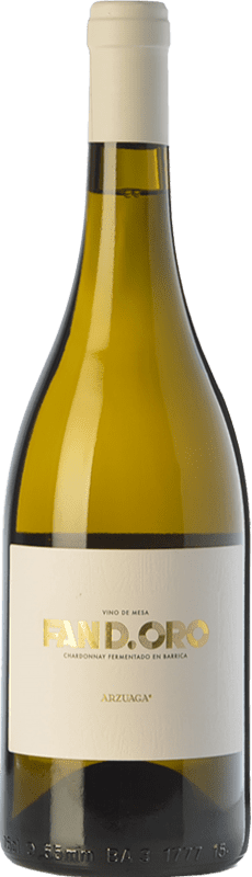 13,95 € Free Shipping | White wine Arzuaga Fan D.Oro Crianza D.O. Ribera del Duero Castilla y León Spain Chardonnay Bottle 75 cl