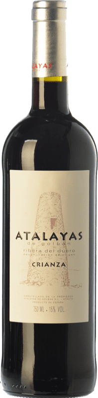 12,95 € | Red wine Atalayas de Golbán Aged D.O. Ribera del Duero Castilla y León Spain Tempranillo Bottle 75 cl