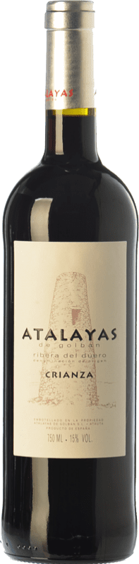 免费送货 | 红酒 Atalayas de Golbán 岁 D.O. Ribera del Duero 卡斯蒂利亚莱昂 西班牙 Tempranillo 75 cl