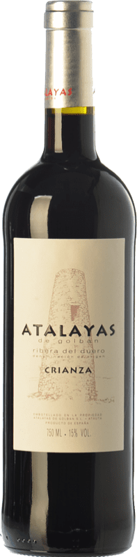 11,95 € Бесплатная доставка | Красное вино Atalayas de Golbán Crianza — Крианса D.O. Ribera del Duero