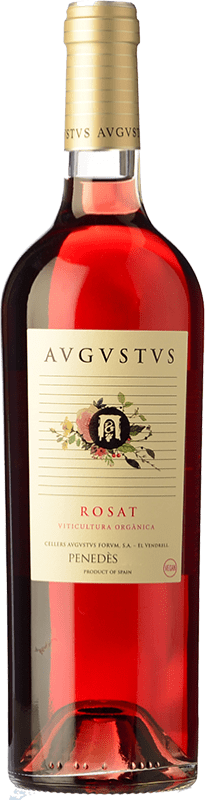 8,95 € Free Shipping | Rosé wine Augustus Rosat D.O. Penedès Catalonia Spain Merlot, Cabernet Sauvignon Bottle 75 cl