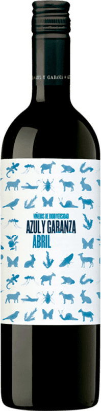 Бесплатная доставка | Красное вино Azul y Garanza Abril молодое D.O. Navarra Наварра Испания Tempranillo — Темпранильо, Cabernet Sauvignon — Каберне Совиньон Eco — Эко Био Органический 75 cl