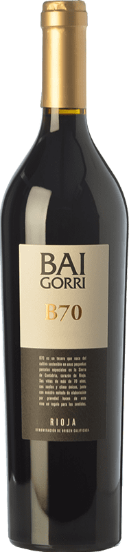 125,95 € | Red wine Baigorri B70 Reserva D.O.Ca. Rioja The Rioja Spain Tempranillo Bottle 75 cl