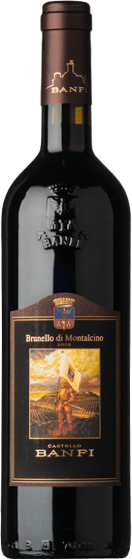 37,95 € | Red wine Castello Banfi D.O.C.G. Brunello di Montalcino Tuscany Italy Sangiovese Bottle 75 cl