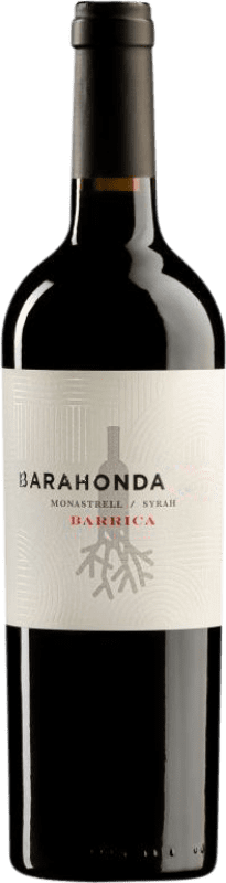 Бесплатная доставка | Красное вино Barahonda Barrica Бочка D.O. Yecla Регион Мурсия Испания Syrah, Monastrell 75 cl