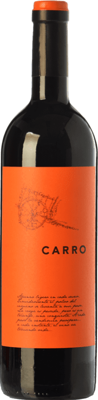 7,95 € Free Shipping | Red wine Barahonda Carro Joven D.O. Yecla Region of Murcia Spain Tempranillo, Merlot, Syrah, Monastrell Bottle 75 cl