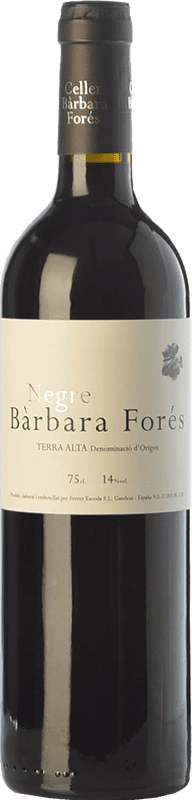 10,95 € | Red wine Bàrbara Forés Negre Aged D.O. Terra Alta Catalonia Spain Syrah, Grenache, Carignan Bottle 75 cl