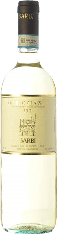 11,95 € Free Shipping | White wine Barbi Classico Secco D.O.C. Orvieto Umbria Italy Malvasía, Sauvignon, Vermentino, Procanico, Grechetto Bottle 75 cl