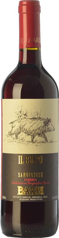 11,95 € Spedizione Gratuita | Vino rosso Barbi Il Ruspo I.G.T. Umbria