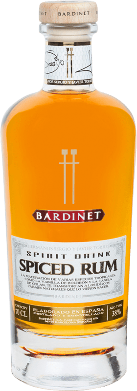 27,95 € | 朗姆酒 Bardinet Spiced Rum Hermanos Torres 西班牙 70 cl