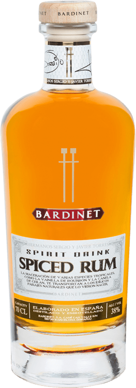 36,95 € Envoi gratuit | Rhum Bardinet Spiced Rum Hermanos Torres