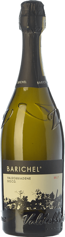 Kostenloser Versand | Weißer Sekt Barichel Brut — Herb D.O.C.G. Prosecco di Conegliano-Valdobbiadene Treviso Italien Glera 75 cl
