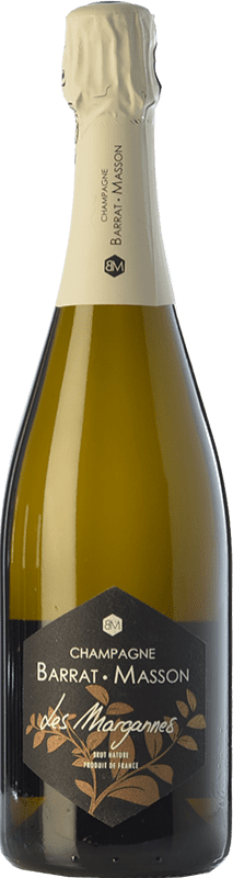 58,95 € | 白スパークリングワイン Barrat Masson Les Margannes ブルットの自然 A.O.C. Champagne シャンパン フランス Chardonnay 75 cl