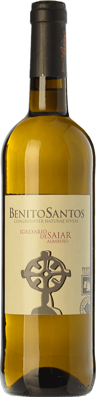 Envio grátis | Vinho Branco Benito Santos Igrexario de Saiar D.O. Rías Baixas Galiza Espanha Albariño — Albarinho 75 cl