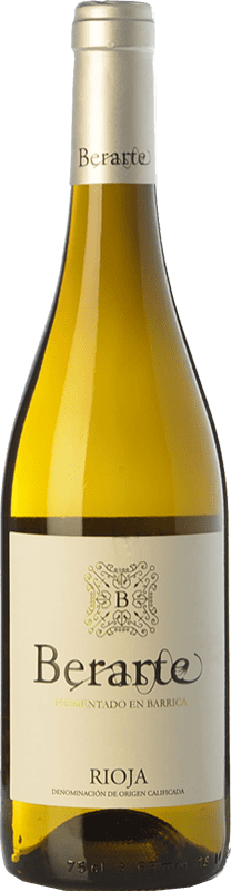 13,95 € Free Shipping | White wine Berarte Fermentado en Barrica Crianza D.O.Ca. Rioja The Rioja Spain Viura Bottle 75 cl