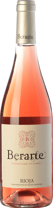 11,95 € | 玫瑰酒 Berarte Fermentado en Barrica D.O.Ca. Rioja 拉里奥哈 西班牙 Tempranillo 75 cl