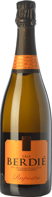 8,95 € 免费送货 | 白起泡酒 Berdié Rupestre 香槟 预订 D.O. Cava