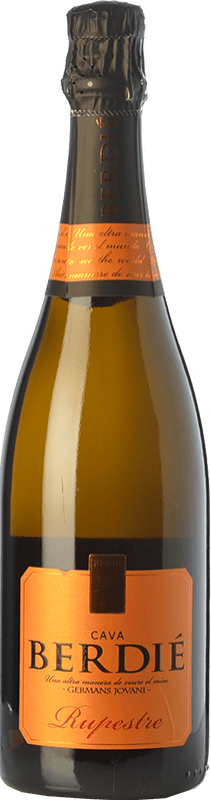 8,95 € | Weißer Sekt Berdié Rupestre Brut — Herb Reserve — Gereift D.O. Cava Katalonien Spanien Macabeo, Xarel·lo, Parellada 75 cl